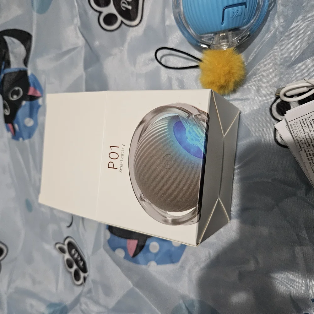USB Rechargeable Interactive Cat Toy with Rolling Balls - Durable Silicone A-31